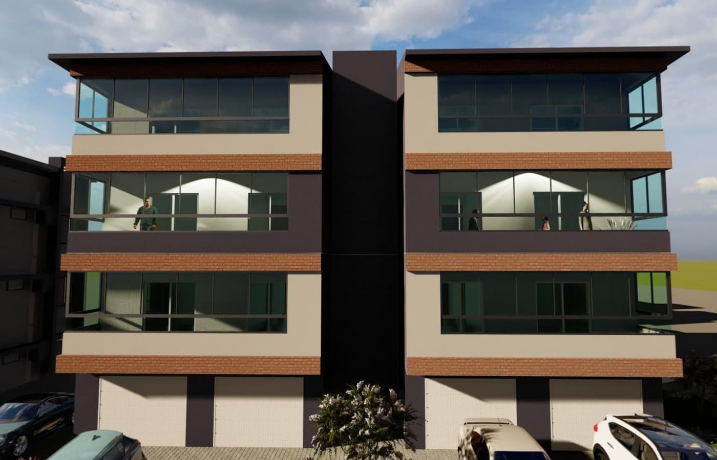 Deniz Apartmanı için hazırlanmış temsili dış giriş görseli